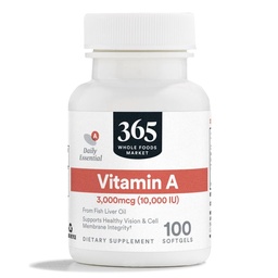365 kogu toiduturul, A-vitamiin 10 000 RÜ, 100 CT