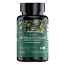 PlantFusion Methylated Vitamin B Complex – Vegan B12 3000mcg, Vegan Methylfolate (5-MTHF) 400mcg, B6 & TMG – Cherry-maitselised lozenges – 60 Count