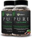 KaraMD Pure Nature | Greens, Fruit and Veggies Supplement | Vitamins, Fiber & Antioxidants | 20 Fruits and Vegetables Supplements for Energy & Digestion | Gluten Free & Vegan Friendly (2 Pack)
