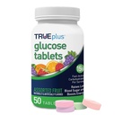 TRUEplus® Glükoosi tabletid, sorteeritud maitse (Viin, Vaarika, Apelsin) - 50ct pudel (1)