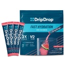 DripDrop hüdratsioonipaketid - arbuus - ühekordne elektrolüütid Pulberjoogisegu - mitte-GMO, gluteenivaba, vegan - 32 pulka
