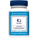 Vitamiin Shoppe Vitamiin K2-100 MCG (60 taimset kapslit)