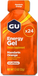 GU Energy Original Sport Nutrition Energy Gel, Mandarin Orange, 24 Count Box