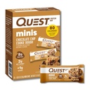 Quest Nutrition Mini Chocolate Chip Cookie Tainavalgu baarid, 8 g valku, 1 g suhkrut, 2 g Net Carbs, Gluteenivaba, 14 Count