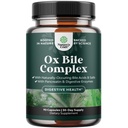 Seedetrakti ensüümid Ox Bile - Ox Bile Supplements for No Gallbladder koos trüpsiini, Papain & Bromelain Enzyme for Pancrease Cleanse & Detox - Pankreatin Seedeensüümid naistele ja meestele - 90 Ct