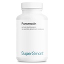 Supersmart - pankreatiin 10X 4000 päevas (eriti tugev) - seedetrakti ensüümide lisand - proteaasi, lipaasi, amülaasi, trüpsiiniga - tervisliku seedimise toetus | Mitte-GMO ja gluteenivaba - 120 DR kapslit