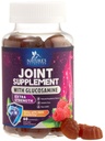 Ühine tugi Gummies Glükosamiin Plus E-vitamiin - Looduse ühine tugilisa juhusliku ebamugavuse jaoks selja, põlvede ja käte jaoks - Kõhre ja liigeste tervise ja paindlikkuse tugi - 60 kummikut