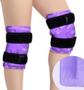 REVIX Korduvkasutatav põlve jääpakend treeningujärgseks taastamiseks, Gel Ice Pack põlv külma kokkupressimise teraapiaga, Pehme Plush kate ja kätevaba rakendus, komplekt kaks