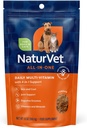 NaturVet All-in-One Dog Supplement - for Joint Support, Digestion, Skin, Coat Care – Dog Multivitamins with Minerals, Omega-3, 6, 9 – Wheat-Free Vitamins for Dogs – 13-Ounce Powder