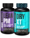 Jacked Factory Lean PM Night Time Fat Burner, Sleep Aid Supplement, & Appetite Supressant (60 kapslit) & Kuiv-XT Vee kaalulangus Diurektilised pillid (60 kapslit)