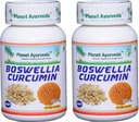 Planeet Ayurveda Boswellia Curcumin, 500mg Veg kapslid - 2 pudelit