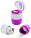 KIRIYUUK Pill Purustaja ja Grinder, purustab mitu tabletti peeneks pulbriks, roostevabast terasest, ideaalne reisimiseks, Ablet Pulverizer sobib reisimiseks, Suur Toitetoru kasutamine ja lemmikloomad, igapäevane kasutamine