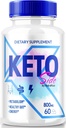 Keto külgkapslid, Premium Supplement toetada aktiivset elustiili, All-Natural Keto toetust saavutada Fit ja terve keha, KetoSide Detox Pills Reviews (60 kapslit)