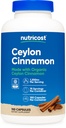 Nutricost Organic Cinnamon (Ceylon Cinnamon) 1200mg Serving, 150 kapslit - Gluteenivaba, Non-GMO