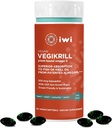 iwi Life Vegikrill Omega-3, 30 Softgels (30 Servings), Vegan, Taimepõhised vetikad Omega-3 astaksantiiniga, Terve keha toetus Dietary Supplement, Krill & Fish Oil Alternatiivne, No Fishy Aftertaste