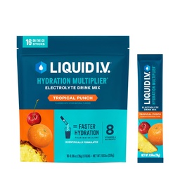 Vedel I.V.® Hüdratsioonikordaja - Troopiline Punch | Elektrolüütide Pulberjoogi Segu | 1 Pack (16 Servings)