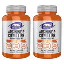 Arginiin & tsitrulliin 500/250mg - 120 kapslit (2 pakendit)