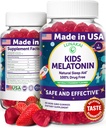 Lunakai USA Made Kids Melatonin Gummies 1mg - lastele ohutu ja looduslik uneabi 2+ - GMO-vaba, vegan - 60 krahv