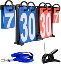 Portable Scoreboard – Wearable Attachable Tabletop Score Keeper for Võrkpall, Beach Võrkpall, Cornhole, Tennis, Ping Pong, Table Tennis, Piljard