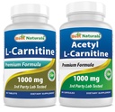 Parim looduslik L-karnitiin 1000mg ja atsetüül L-karnitiin 1000mg