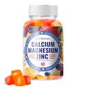 Kaltsium Magneesium Tsinkilisandiga Gummies - vitamiin D3 K2 Magneesiumglütsinaat - Oranž Marja Maitsestatud Vegan Suhkruvaba Gluteen Tasuta näritav meestele Naised Lapsed