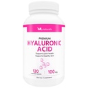 ML Naturals Premium Hüaluroonhape 100 mg 120 köögiviljakapslid, üks päev (4 kuu tarne), Premium kvaliteet, NSF-sertifitseeritud ja cGMP-vastav.