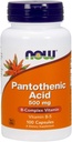 NOW Foods Pantoteenhape 500mg, 100 kapslit (2 pakendis)