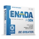 ENADA 10X NADH-i täiendus aktiivse elustiili kiire toimega valemiga | Loodusenergia suurendaja suurepärane Jet Lag, sportlik sooritus ja õppimine | parandab vastupidavust ja vaimset selgust | 30 Lozenge