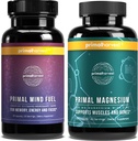 Primal Harvest Mind Fuel & Magneesium Glycinate Supplements for Women and Men Magneesium and Mind Fuel Brain Booster Pills Bundle
