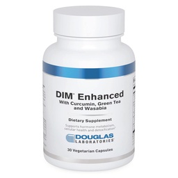 Douglas Laboratories DIM Enhanced - toetab hormoonide tasakaalu, rakkude tervist ja detoksi * - antioksüdantide, rohelise tee ekstrakti ja Wasabia - 30 taimetoitlase kapslit