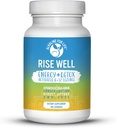 Rise Well Vitamiin B12 - Vegan B12 - B12 Vitamiinid ja energialisandid - kiire toime B12 sublingvaalne 2000 μg B12 vitamiini pikema kestvusega kujul kui metüülkobalamiin B12