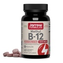 Jarrow valemid Methyl B-12 5000 mcg - 60 närimistablett, Kirss - bioaktiivne vitamiin B12 - toetab energia tootmist, aju tervist ja ainevahetust - gluteenivaba - 60 serveerimist