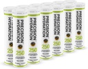Täppishüdraat Elektrolüütjook - Mitme tugevusega kihisevad hüdratsiooni tabletid - madala kalorsusega, gluteenivaba, vegan / taimetoitlane Sõbralik (12 Tubes, 250 mg / L - roheline toru)