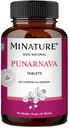 Punarnava tabletid mi Nature | 90 tabletti , 1000 mg | 45 päeva pakkumine | taimsed tabletid | Vegan | Boerhaavia diffusa| Indiast