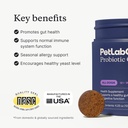 PetLab Co. - Soolestiku ja kõrvade tervise pakett: probiootikumid koertele, soolestiku tervise ja hooajaliste allergiate toetamine ja koerte kõrvade puhastaja, pärmseente ja tervete kõrvakanalite toetamine - lihtne kasutada valemeid