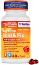 GenCare - Multi Sümptom Mitte uniseks Päevane Külm & Gripi Relief Atsetaminofeen 325mg, Dextromethorphan HBr 10mg, Phenylephrine HCl 5mg (48 Softgels) Non Habit Forming Pain Reliever & Nina dekongestant