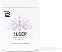TB12 Sleep - Sleep Supplement magneesiumi, L-Theanine, kummeli, GABA ja melatoniini langeda kiiremini magama, edendada lõõgastumist ja parandada une kvaliteeti. Stress ja meeleolu öösel tugi