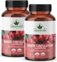 Vere ringlus 600mg Täiendus - 300 kapslit - Hawthorne, Ingver, Horse Kastan, Lihunikud Broom, Cayenne, Diosmin
