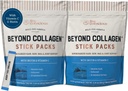 Live Conscious Beyond Collagen Peptides Pulber Maitsestamata paketid-Hydrolyzed kollageen Pulber-Hair Naha küünte & ühine tugi - Multi-tüüpi kollageeni täiendused naistele ja meestele 30 Pack (2pk)
