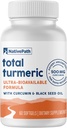 NativePath Turmeric Curcumin Black Seed Oil - Advanced Antioxidant & Joint Support Supplement - Premium Turmeric Softgels täiustatud kõrge neeldumise, mitte-GMO & Gluteenivaba, 60 Softgels