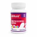 Milkaid Junior Lactase Enzyme närimistabletid laktoositalumatuse vastu | Ennetab gaasi, puhitust, kõhulahtisust lastel | Kiire tegutsemine Piimaseedetrakti täiendus lastele | 60 ct (60 tabletti, viinamarjad)