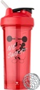 BlenderBottle Mickey & Friends Shaker Bottle Pro seeria, ideaalne valgu raputamiseks ja eeltreeninguks, 28-kordne (C05115)