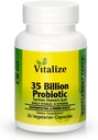UVitalize - 35 miljardit PROBIOTIC | Probiootikumid naistele ja meestele 8 probiootilise plekiga | Metabolismi ja seedetrakti tervise toetamine | Vegan probiootiline kapsel kõigile | 30 taimekapslit