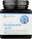 Youtheory Hyaluronic Acid Advanced Formula, Piimavaba, 120 kapslit (pakend 1)