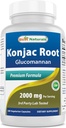 Parim Naturals Konjac Root 2000mg, 180 Count