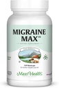 Maxi Health Migreen Max| Võimas migreeni leevendamine | 100% looduslik | 120 kergesti neelatavad kapslid Kosher-sertifitseeritud