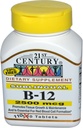 21. sajand, B-12, 2500 mcg, 110 tabletti - 2 tk