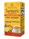 Hyleys Ingver Turmeric Tee Sidrun Maitse - 25 teekotid (12 Pack - 300 teekotid kokku) - Wellness Taimne täiendus Roheline tee
