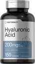 Horbäach Hüaluroonhappe lisand | 200 mg | 150 kapslit | Mitte-GMO ja Gluteenivaba lisand