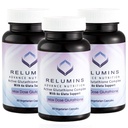 Relumiinid Advance valge aktiivne glutatiooni kompleks - Maksimaalne annus 900mg Glutatiooni 6X Boosters, ALA & NAC - Anti-Aging Srightening Supplement - 60 Caps x 3 pudelit